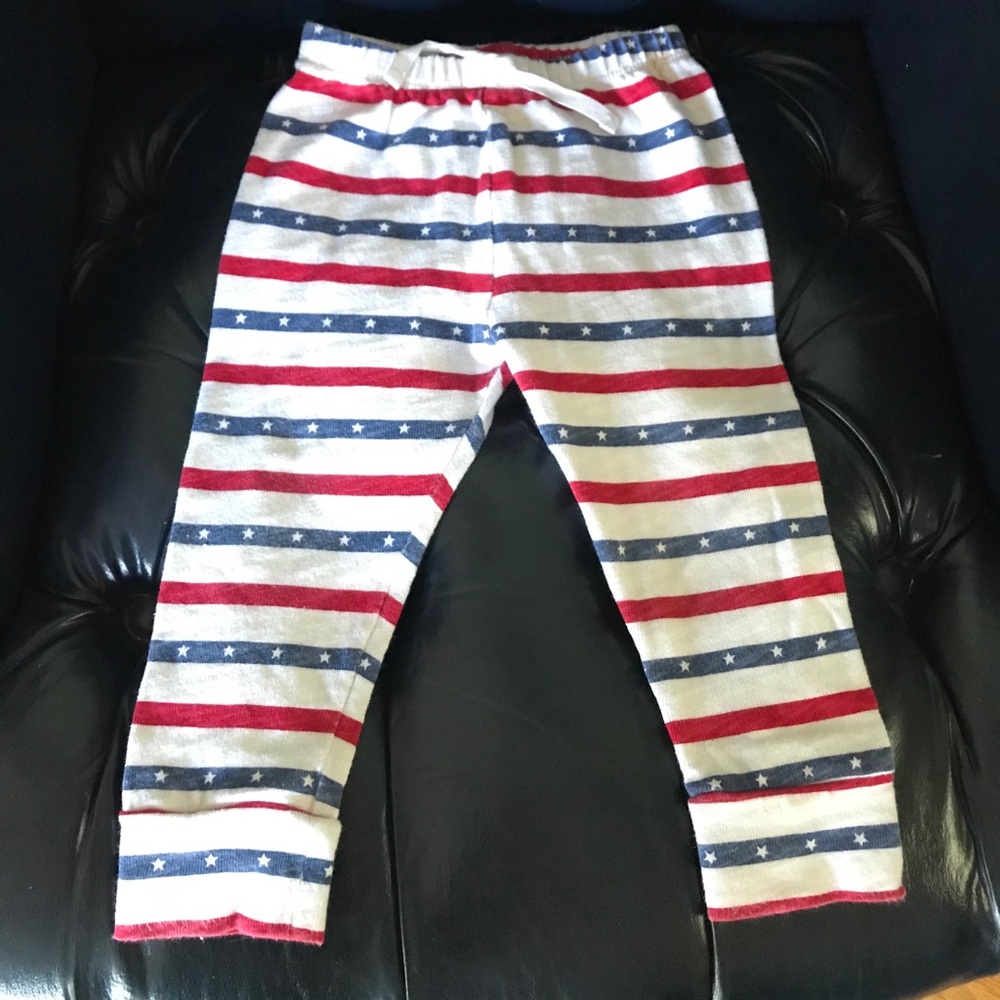 Red, White & Blue Stars & Stripes Joggers sz 18-24